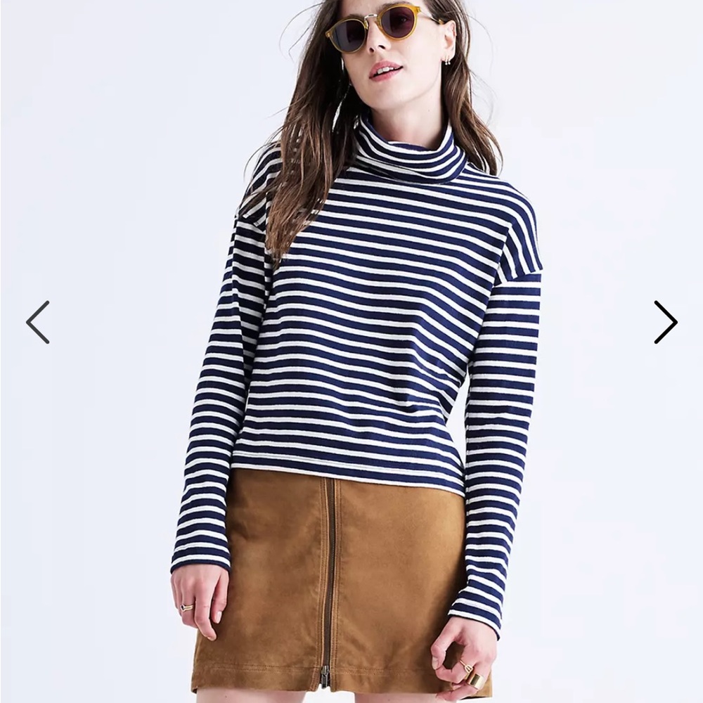 Madewell Rivet & Thread La Crop Striped Turtleneck - image 3